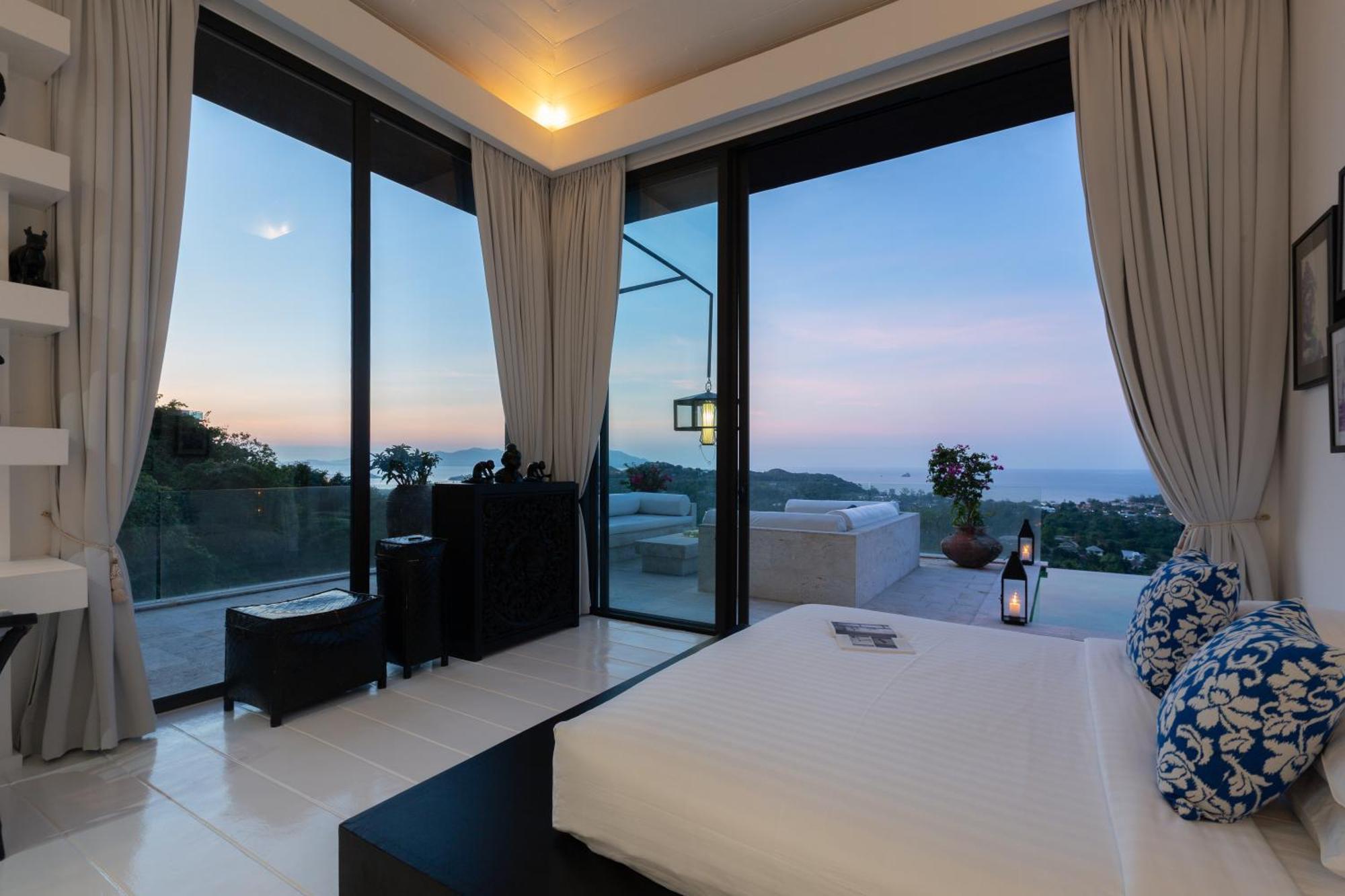 Villa Belle - Fully Serviced Private Sea View Villa With An Award Winning In-House Cook Choeng Mon Eksteriør billede