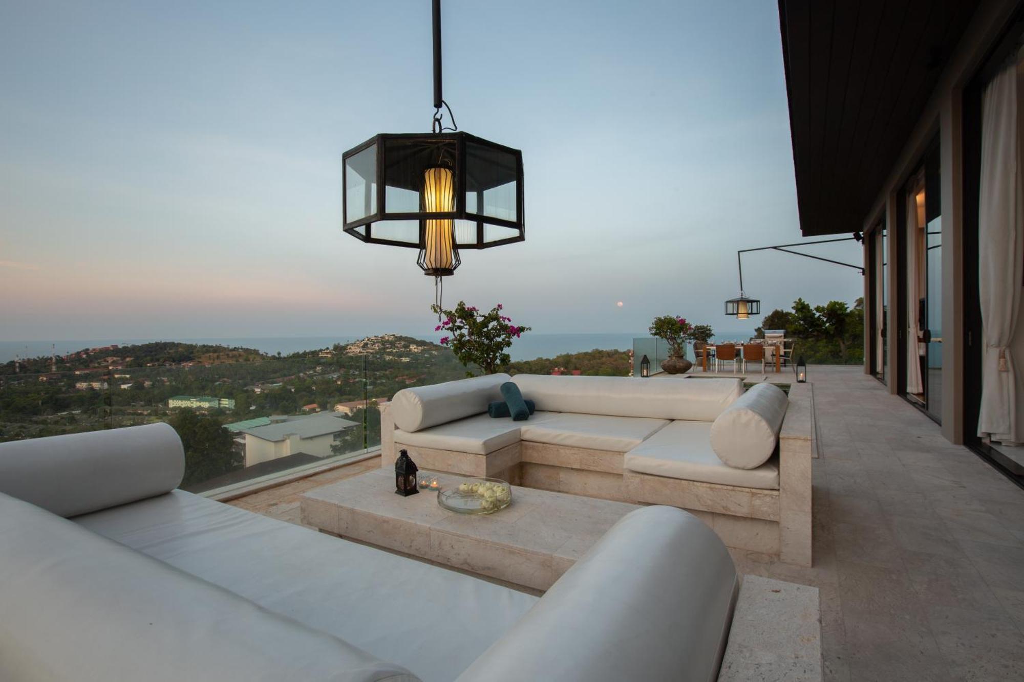 Villa Belle - Fully Serviced Private Sea View Villa With An Award Winning In-House Cook Choeng Mon Eksteriør billede