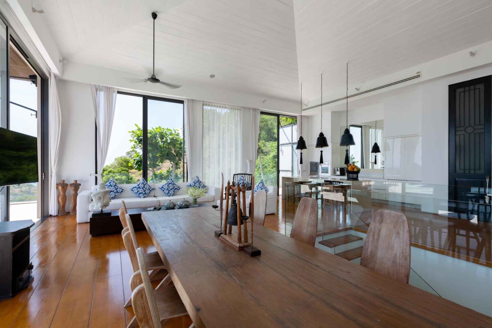 Villa Belle - Fully Serviced Private Sea View Villa With An Award Winning In-House Cook Choeng Mon Eksteriør billede