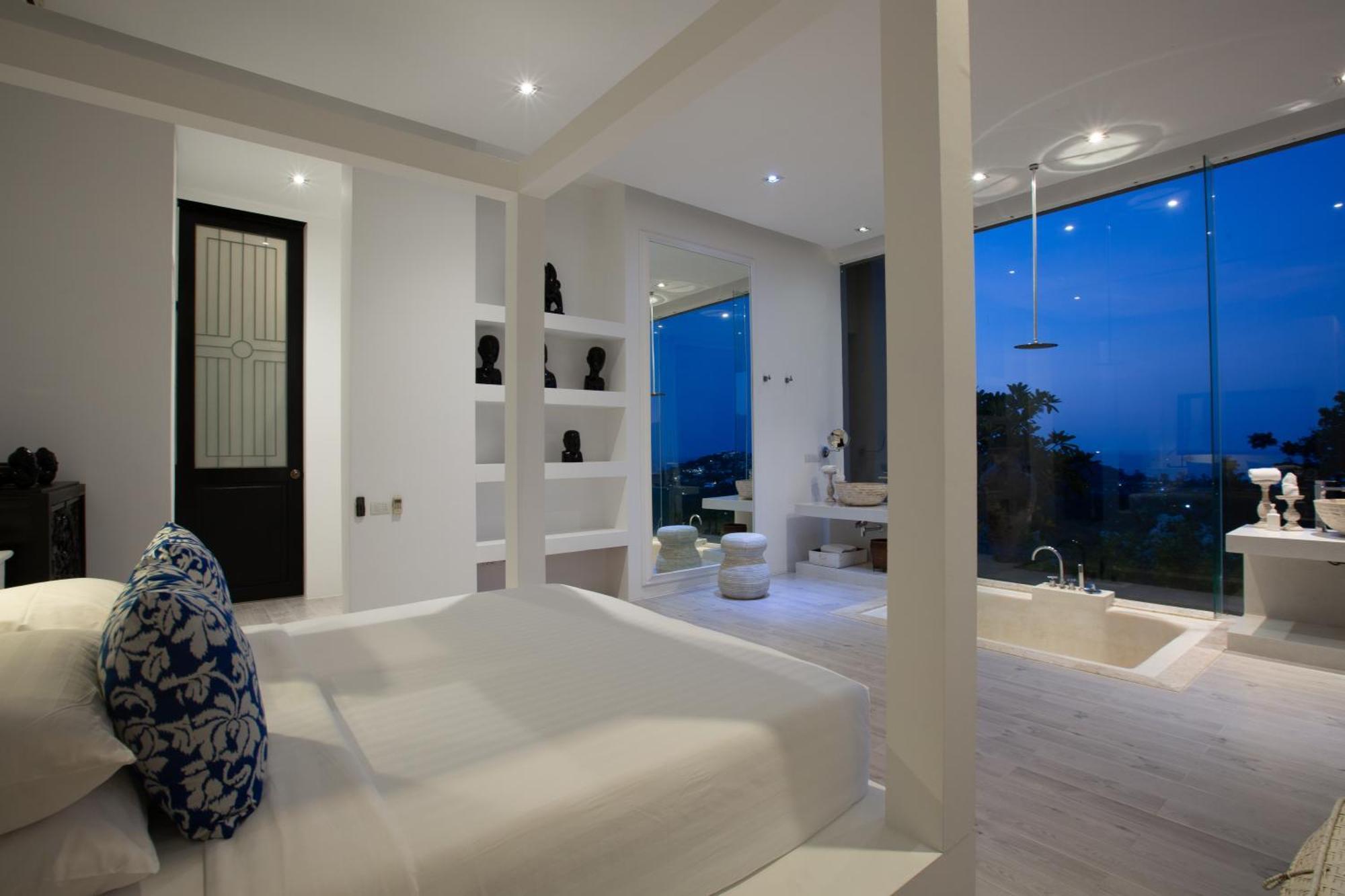 Villa Belle - Fully Serviced Private Sea View Villa With An Award Winning In-House Cook Choeng Mon Eksteriør billede