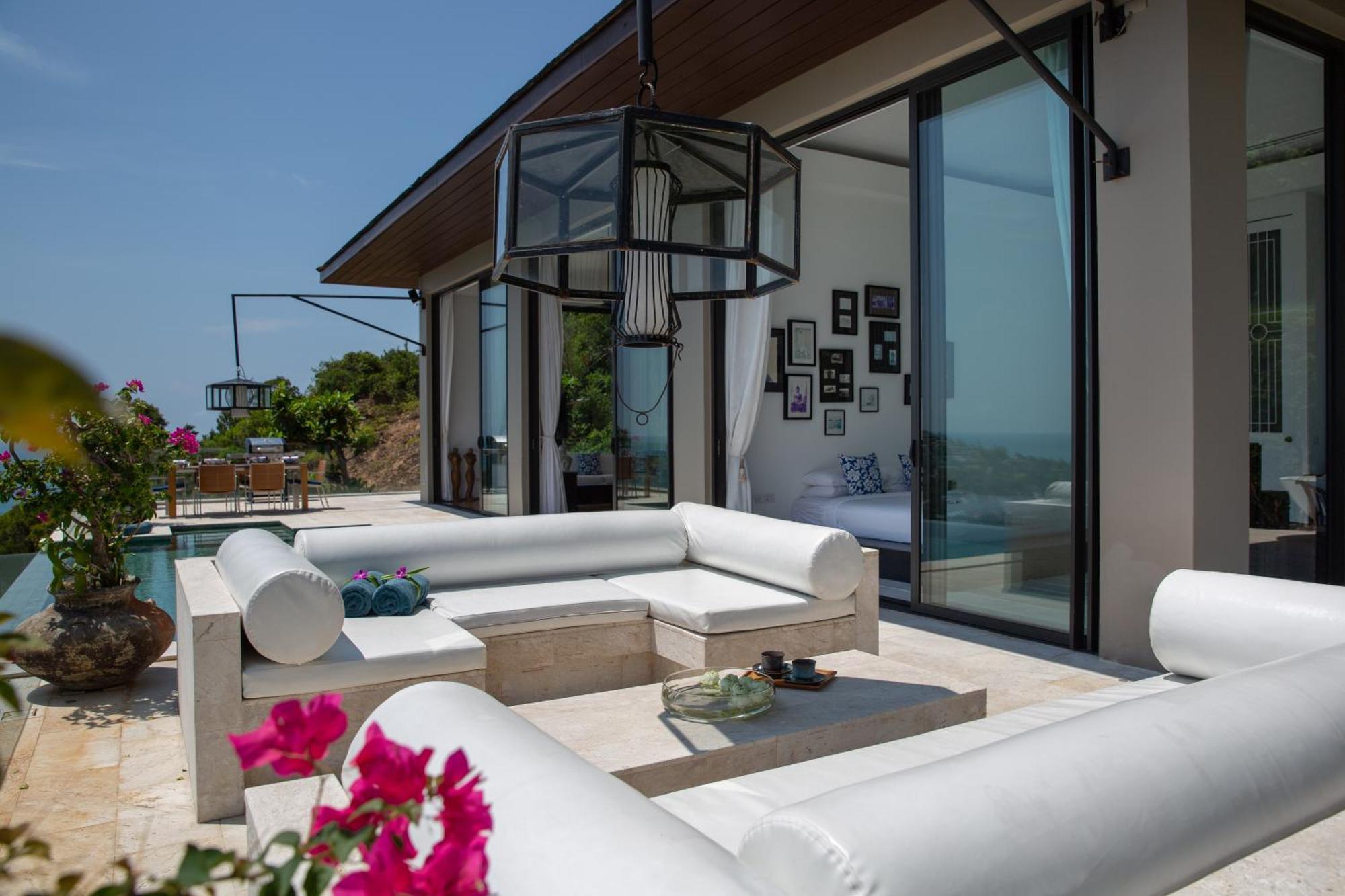 Villa Belle - Fully Serviced Private Sea View Villa With An Award Winning In-House Cook Choeng Mon Eksteriør billede
