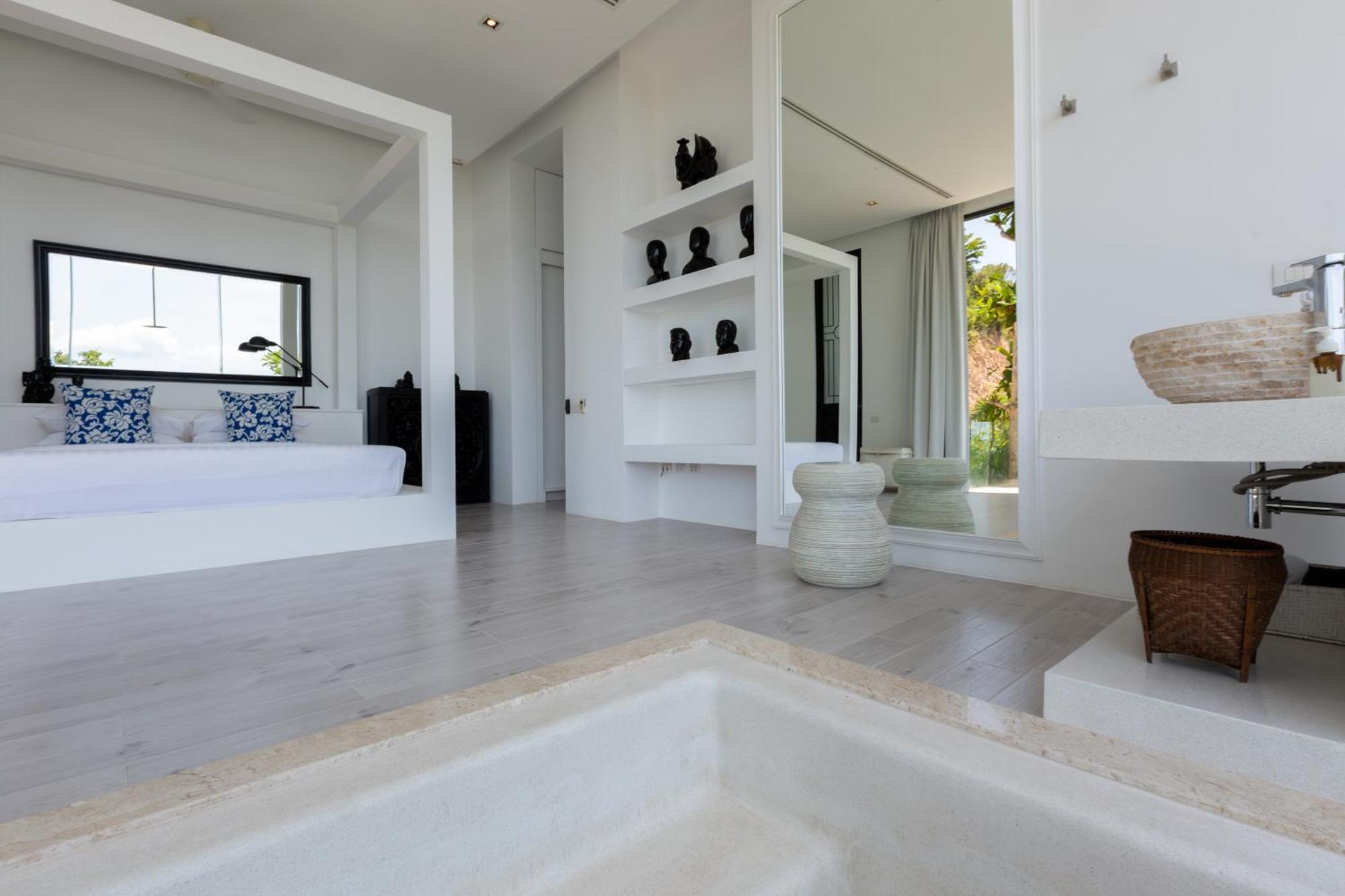 Villa Belle - Fully Serviced Private Sea View Villa With An Award Winning In-House Cook Choeng Mon Eksteriør billede